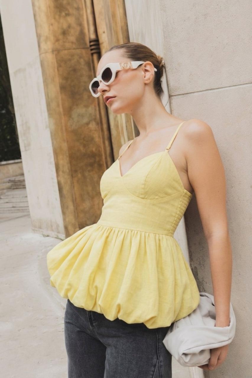 Nerida Yellow Top