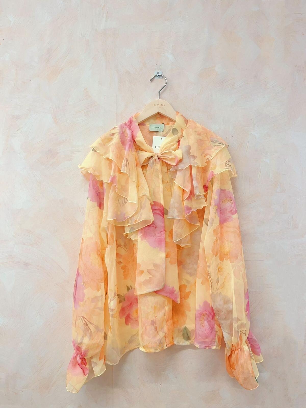 Sunshine Ruffle Chiffon Blouse