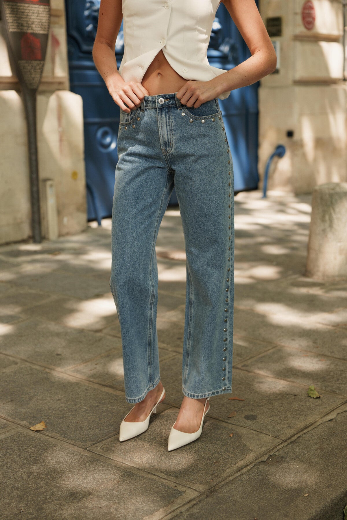 Denisa Studded Jeans